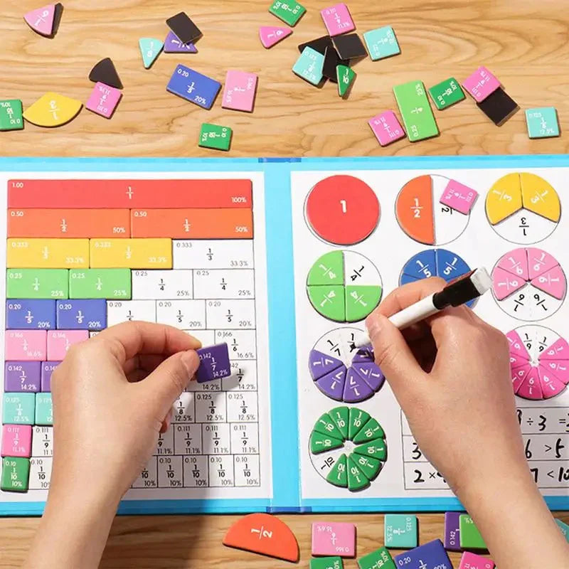 Rechenmeister Magnet Mathe Spiel – Brüche & Dezimalzahlen interaktiv lernen