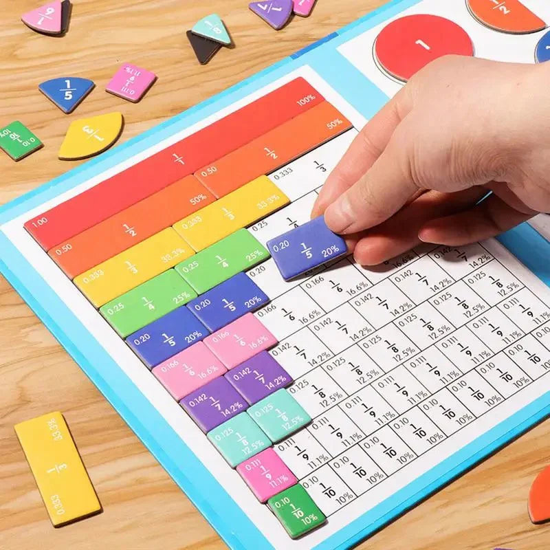 Rechenmeister Magnet Mathe Spiel – Brüche & Dezimalzahlen interaktiv lernen