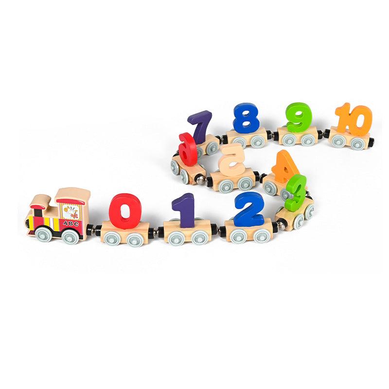 Montessori Holzmagnetbahn – Kreativität & Logik fördern ab 3 Jahren