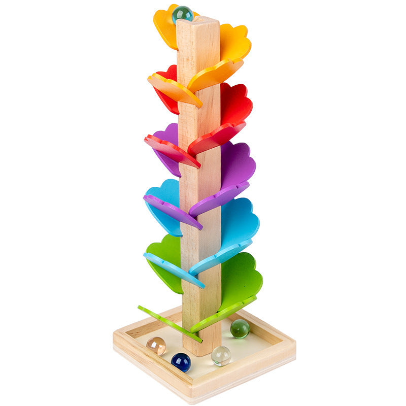 Montessori Regenbogen Musikbaum aus Holz – Klangspiel & Lernspielzeug ab 3 Jahren