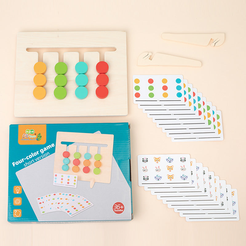 Montessori Holzpuzzle mit Sanduhr – Motorik & Konzentration ab 3 Jahren