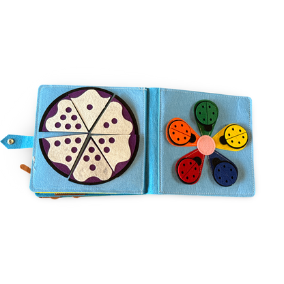 Montessori Bauernhof-Fühlbuch für Kinder ab 3 Jahren