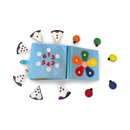 Montessori Bauernhof-Fühlbuch für Kinder ab 3 Jahren