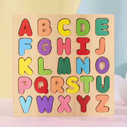 Montessori Holzpuzzle – Lernspielzeug für Kinder | Motorik & Konzentration ab 3 Jahren