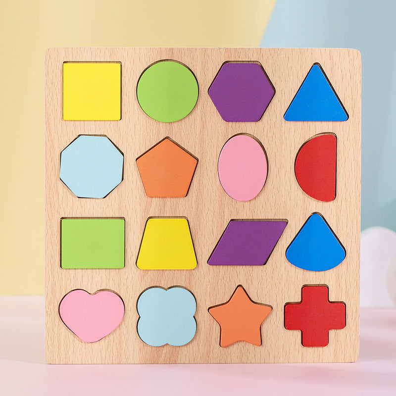 Montessori Holzpuzzle – Lernspielzeug für Kinder | Motorik & Konzentration ab 3 Jahren