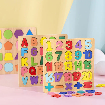 Montessori Holzpuzzle – Lernspielzeug für Kinder | Motorik & Konzentration ab 3 Jahren