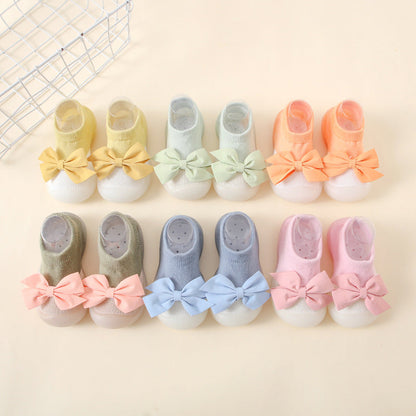Antirutsch-Socken mit Schleife